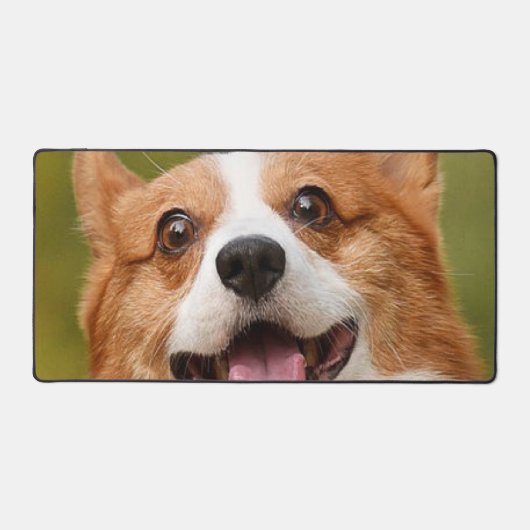 Voeg Dog Photo Personalized Gepersonaliseerd Bureaumat (Voorkant)