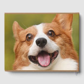 Voeg Dog Photo Personalized Gepersonaliseerd Gastenboek (Achterkant)