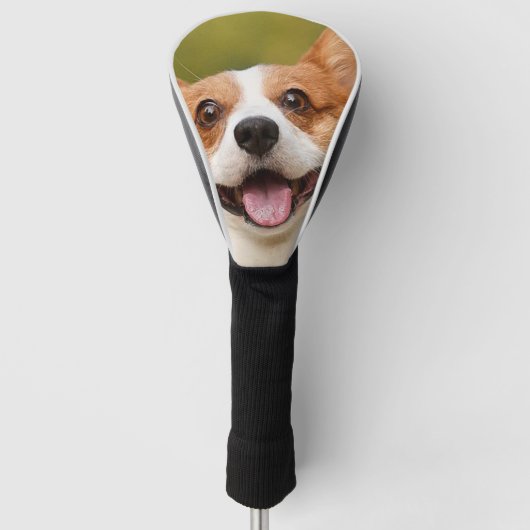 Voeg Dog Photo Personalized Gepersonaliseerd Golfheadcover (Voorkant)