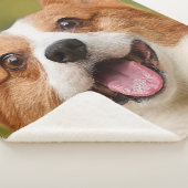 Voeg Dog Photo Personalized Gepersonaliseerd Sherpa Deken (3/4)