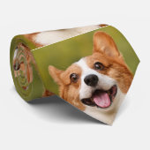 Voeg Dog Photo Personalized Gepersonaliseerd Stropdas (Opgerold)