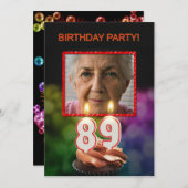 Voeg een afbeelding toe, de Uitnodiging van de Par (Voorkant / Achterkant)