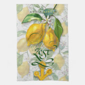 Voeg een beetje zest toe - citroen theedoek (Verticaal)