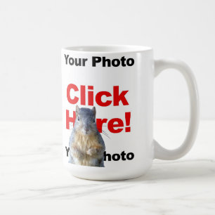 Voeg een eekhoorn op maat gemaakte fotobeker toe koffiemok