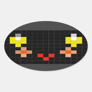 Voeg een extra glimlach toe met deze sticker met e