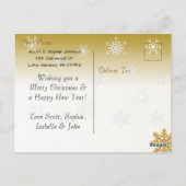 Voeg een foto toe aan deze Believe Gold-kerstKaart Briefkaart (Achterkant)