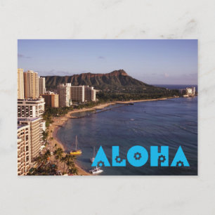 Voeg een Hawaiian Vacation Photo Briefkaart