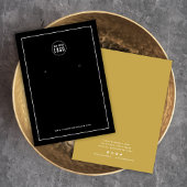 Voeg een Logo-rand aangepaste kleurenkaart met oor Visitekaartje