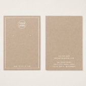 Voeg een logo witte-grenskaart voor het oormerk Kr Visitekaartje (Voorkant /achterkant)