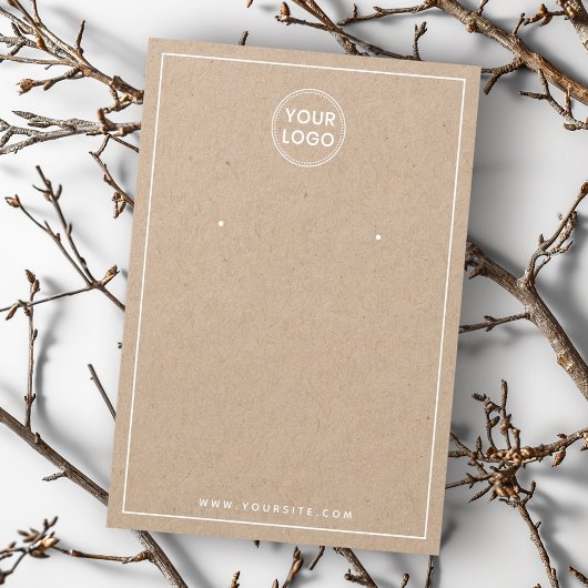 Voeg een logo witte-grenskaart voor het oormerk Kr Visitekaartje