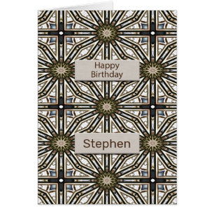 Voeg een Naam Abstract Mandala Design toe