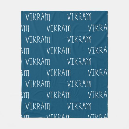 Voeg een naam Fleece Blanket toe (Voorkant)