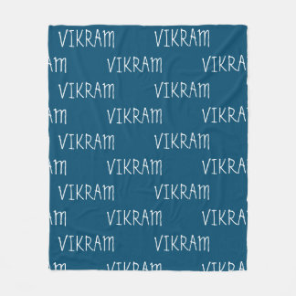 Voeg een naam Fleece Blanket toe Deken