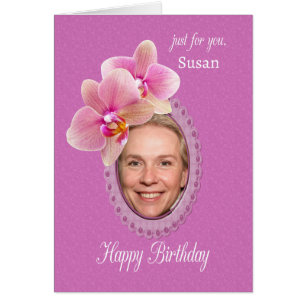 Voeg een naam toe Speciale Verjaardagswensen Orchi