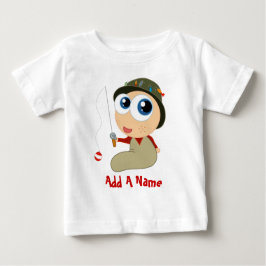 Voeg een Naam toe Vist Baby T-shirt
