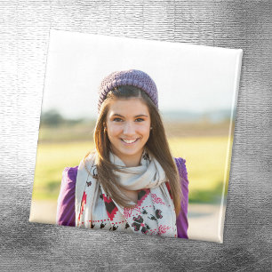 Voeg een vierkant foto toe magneet