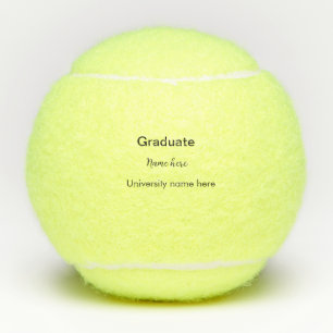 voeg eenvoudig jouw tekst toe afstuderen voeg scho tennisballen