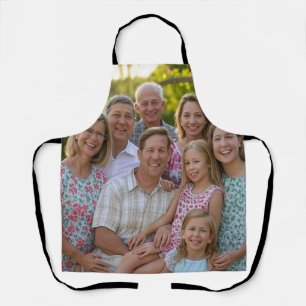 Voeg familiereünie toe Foto aanpassen Schort