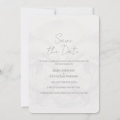 Voeg foto moderne grillige dolfijn bruiloft toe save the date (Achterkant)