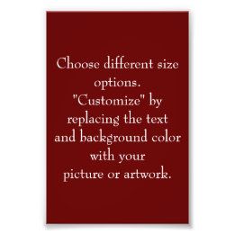 Voeg foto of kunst toe, creëer het op jouw manier foto afdruk