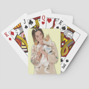Voeg Foto Persoonlijk Toe Pokerkaarten