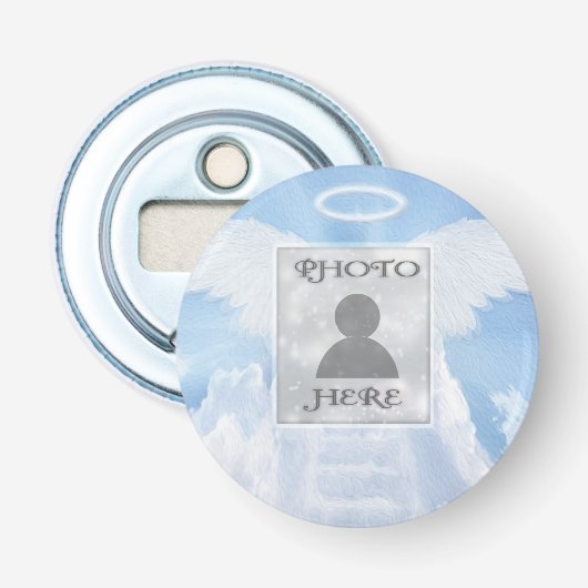 Voeg foto toe Aangepaste herdenking Button Flesopener (Voorkant)