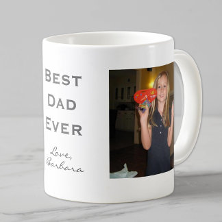 Voeg foto toe Beste papa ooit Vaderdag koffiemok