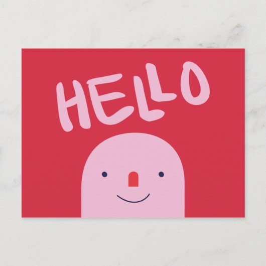 Voeg foto toe - Gepersonaliseerde Hello Connection Briefkaart (Voorkant)