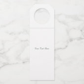 Voeg gewoon Mimosa-champagne of Prosecco-sap toe Flessenhanger (Achterkant)