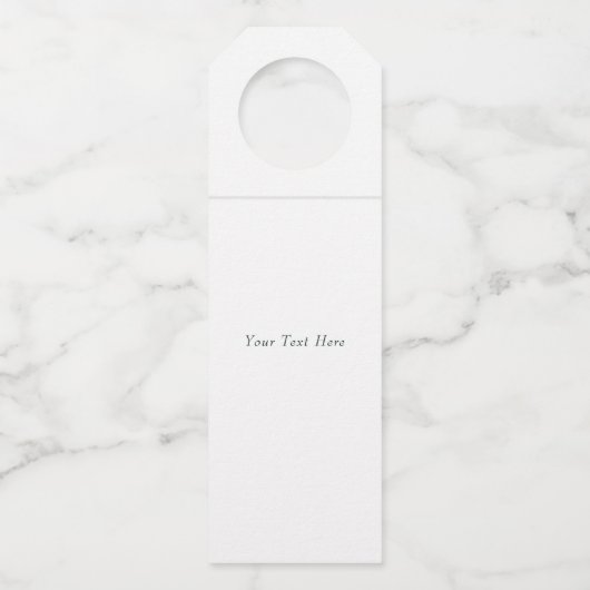 Voeg gewoon Mimosa-champagne of Prosecco-sap toe Flessenhanger (Achterkant)