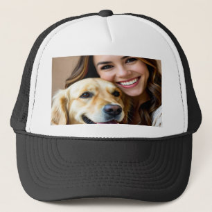 Voeg Gouden Retriever Foto Personaliseer toe Trucker Pet