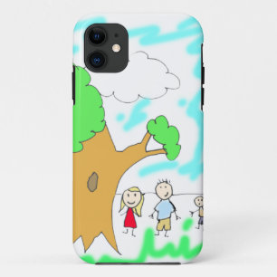 Voeg het kinderkunstwerk hieraan toe iPhone 11 hoesje