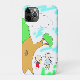 Voeg het kinderkunstwerk hieraan toe iPhone 11 pro hoesje