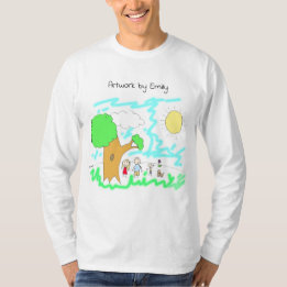 Voeg het kunstwerk van uw kind aan dit toe t-shirt
