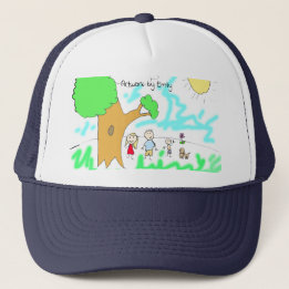 Voeg het kunstwerk van uw kind aan dit toe trucker pet
