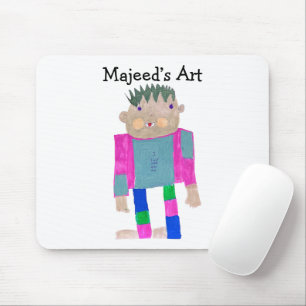 Voeg het kunstwerk van uw kind toe aan deze muismat
