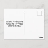 Voeg het kunstwerk van uw kind toe aan dit kerstfe briefkaart (Achterkant)