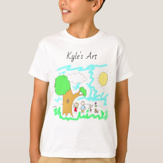 Voeg het kunstwerk van uw kind toe aan dit Shirt