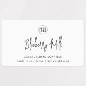 Voeg het Logo Moderne Minimale Etiket van het Manu Labels (Design 1)