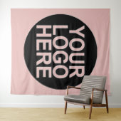 Voeg het logo van uw bedrijf toe wandkleed (In Situ (horizontaal))