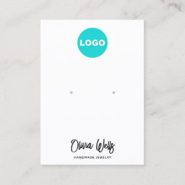 Voeg het Witte Wit van het Manuscript van de Handt Visitekaartje