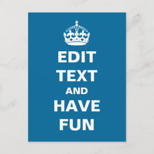 Voeg hier je eigen tekst toe! briefkaart