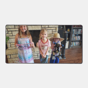 Voeg hier je favoriete familiefoto aan toe bureaumat