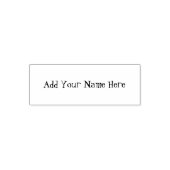 Voeg hier jouw naam aan aanpasbare stempel toe (Design)