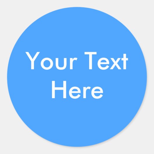 Voeg hier uw Afbeelding of tekst toe Ronde Sticker (Voorkant)