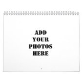 Voeg hier uw foto's toe kalender (Hoes)