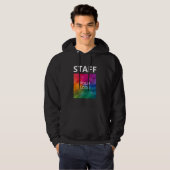 Voeg hier uw Logo van het Personeel Mannen toe Hoodie (Voorkant volledig)