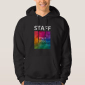 Voeg hier uw Logo van het Personeel Mannen toe Hoodie (Voorkant)