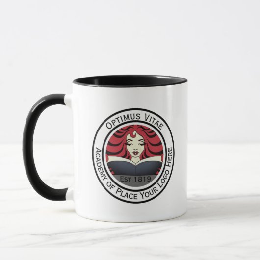 Voeg hier uw zakelijke logo toe. Personaliseer Mok (Links)