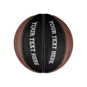 Voeg hier zwart-wit uw eigen aangepaste tekst toe basketbal (Verticaal)